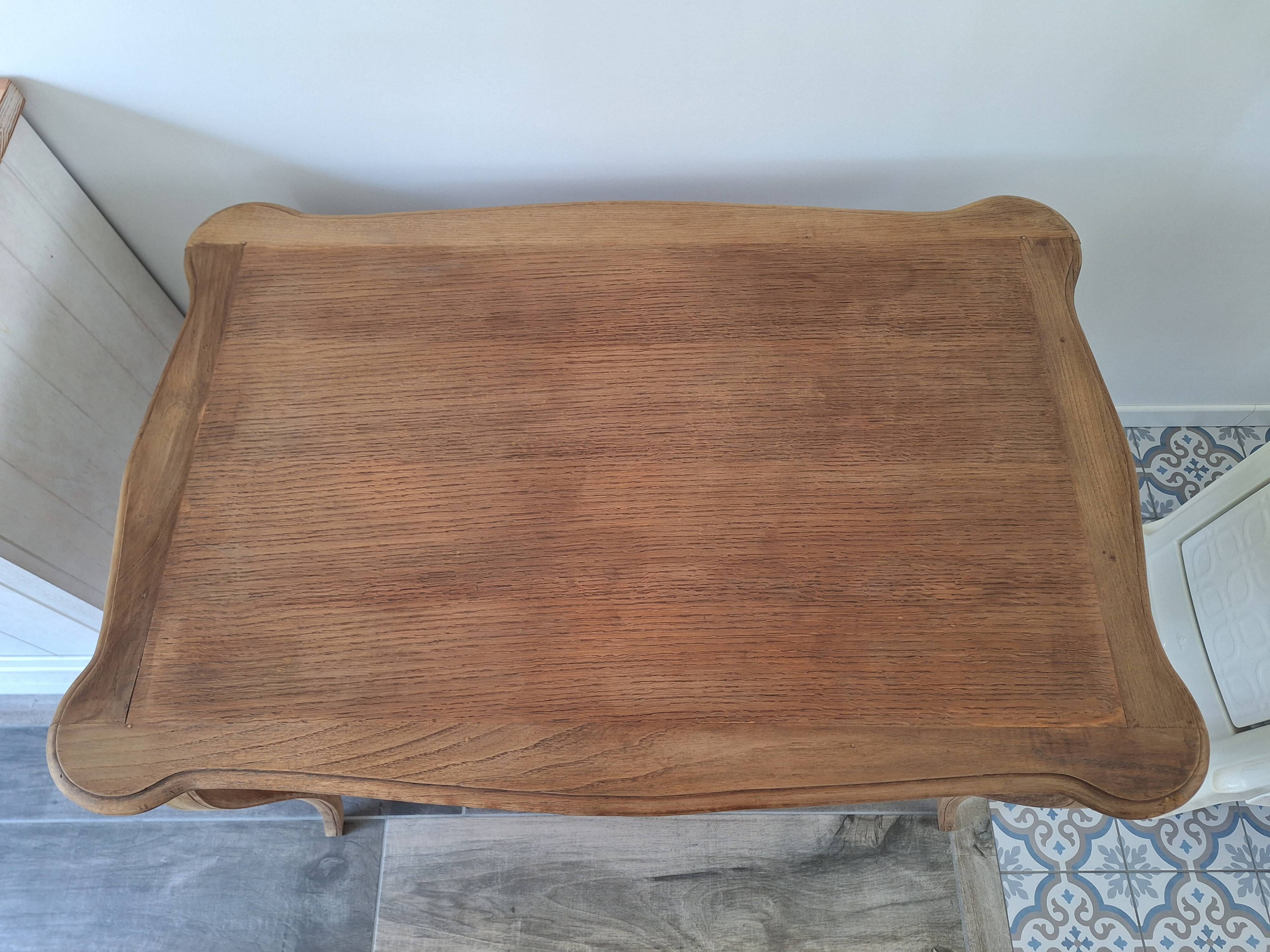 Solid oak desk / console / side table