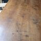Antique solid oak bistro restaurant table, 1900s -1m53