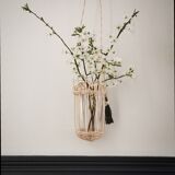 Rattan hanging vase "Neolie"