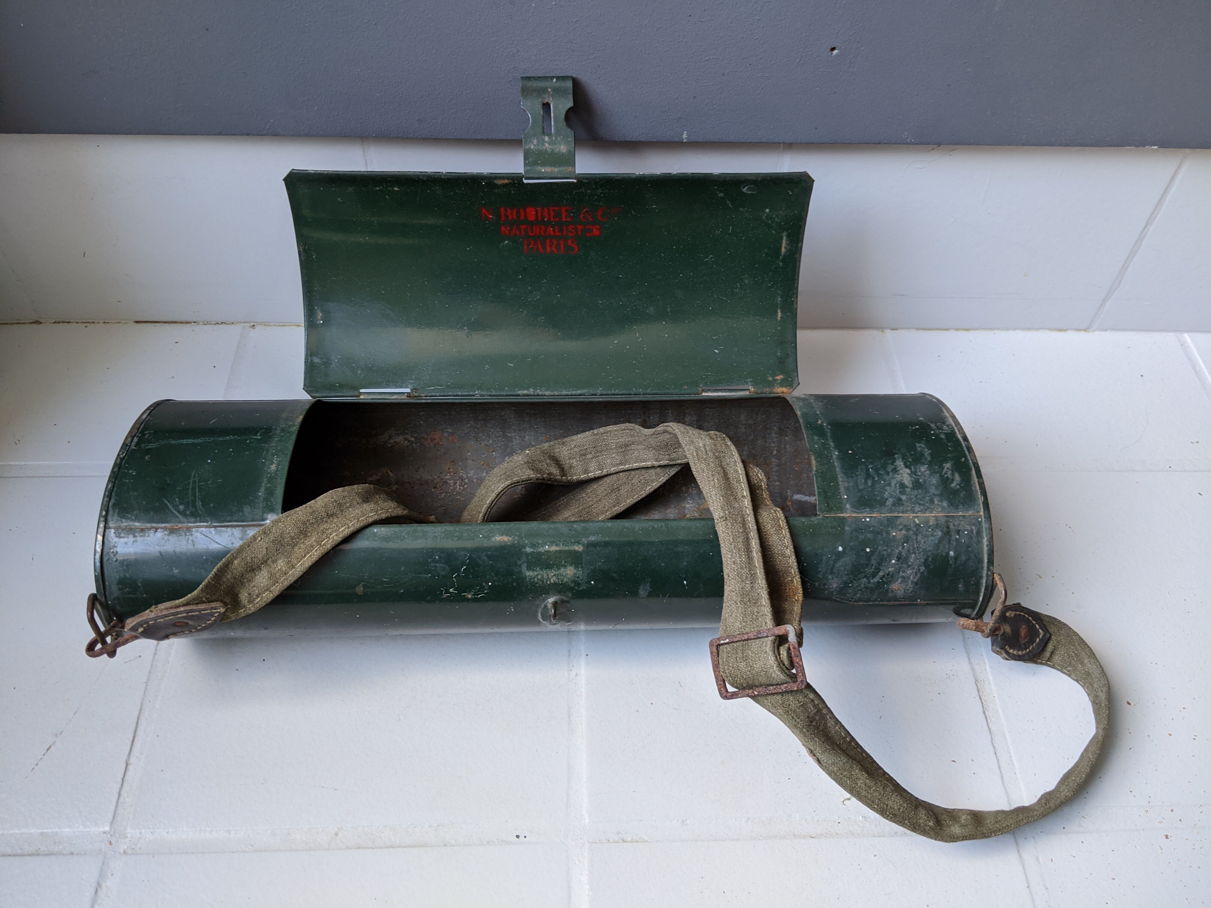 Former herbalist box circa 1950