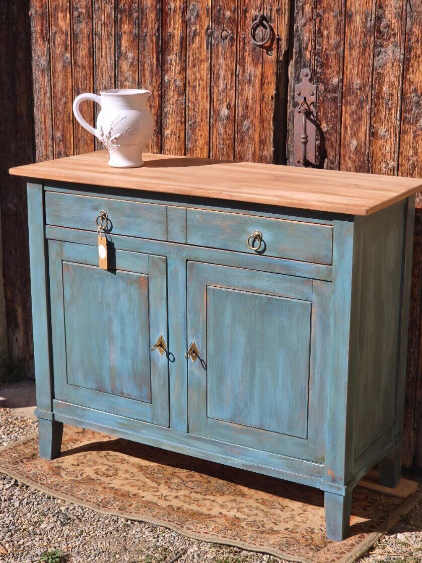 Renovated and distressed antique sideboard | Alexandre