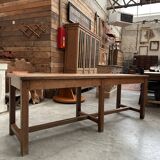 Table console XIXème en chêne massif