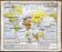 Old school map Vidal-Lablache 322, 1960 - World map, Out