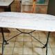 Marble bistro table