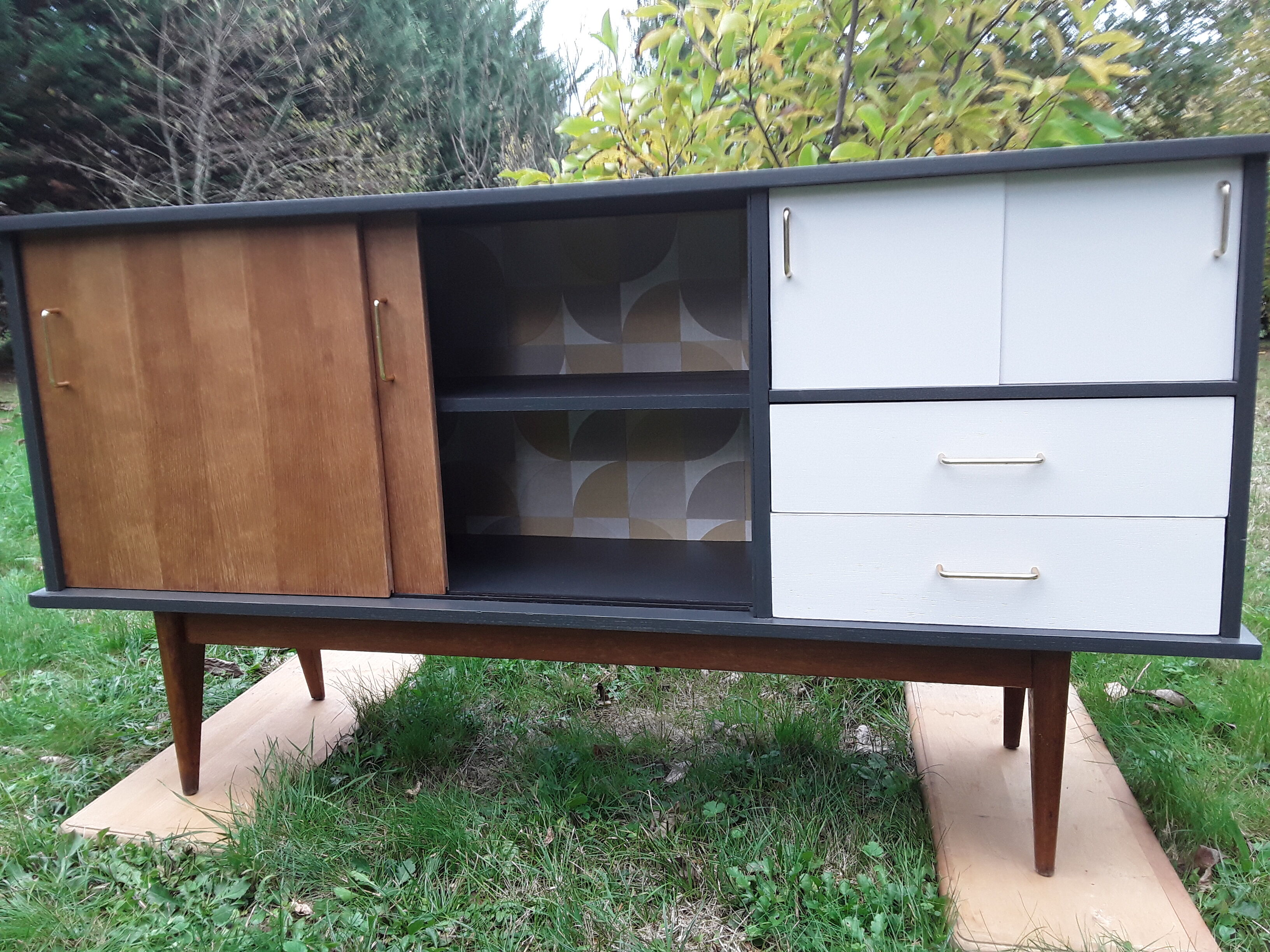 Sideboard vintage grey