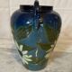 Glazed terracotta vase