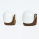 Pair of wall lamps, type Ł-1, designed by K. Łaszkiewicz, W. Kościan, Poland, 1980s
