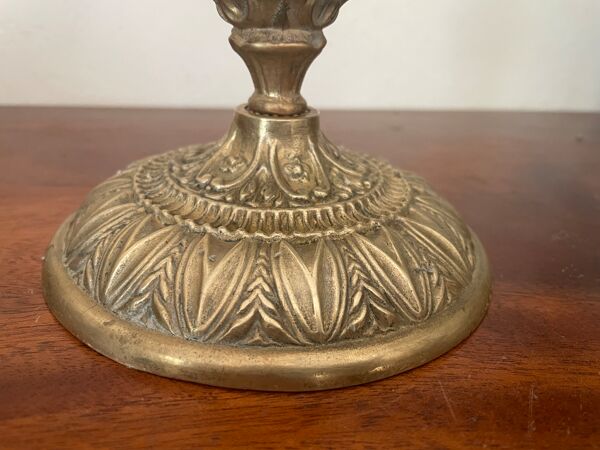 Ancien Chandelier en laiton massif