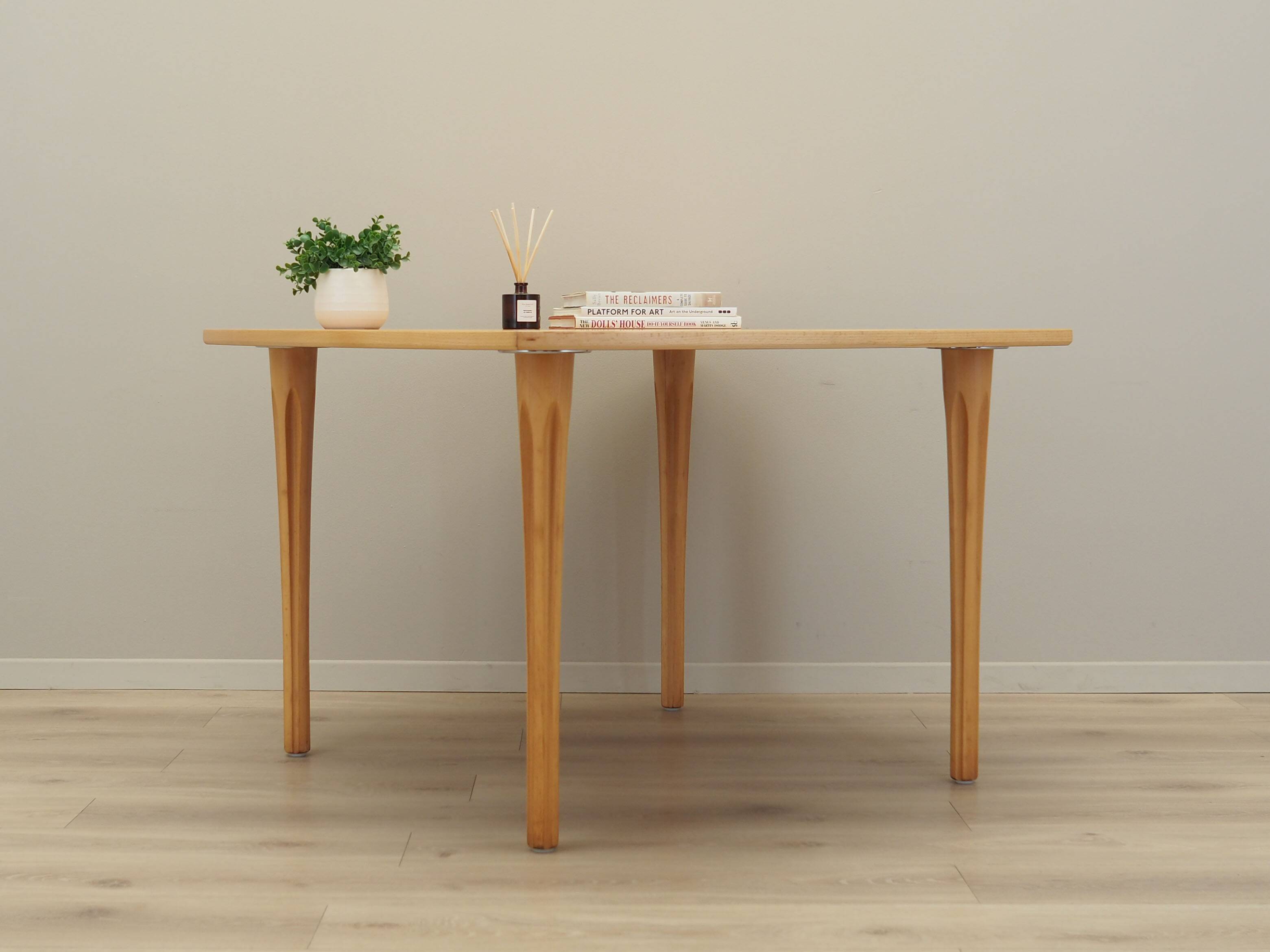 Beech table, Danish design, 1970s, designer: Takshi Okamura & Erik Marquardsen, production: Getama
