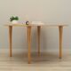 Table en hêtre, design danois, années 1970, designer : Takshi Okamura & Erik Marquardsen, production : Getama