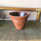 Brutalist resin pot
