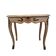 Table peinte classique vintage avec plateau en marbre, années 1950
