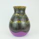 mid century vase dumler & breiden vase model 122/30 with rare colorful patt