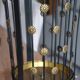 Metal, copper and brass Art Deco umbrella/plant stand.