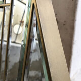 Italian design milked gold mirror