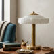 Table lamp in Skyscraper style • Clichy glass & brass