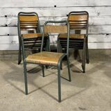 Lot de 13 chaises d'école stella