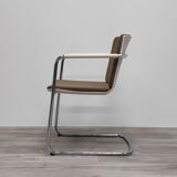 Wilkhahn sled chair Brown