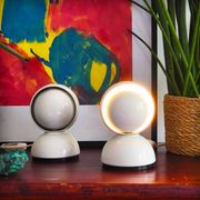 Pair of Eclisse lamps by Vico Magistretti for Artemide, Italy, 1965.