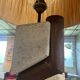 Albert Tormos lamp stone and wood 60-70