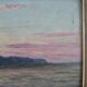 Marius Reynaud painting "Algerian Coast at Sunset"
