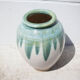 Ceramic pot, jar, glazed planter, vintage pot cover, decoration