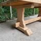19th century solid oak monastery farmhouse dining table 200cm