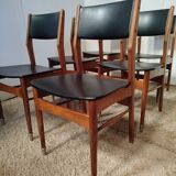 6 teak chairs from the 70s
