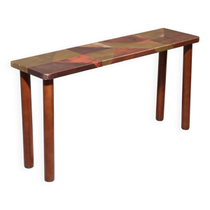 console en cuivre et - 1960