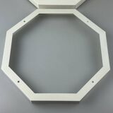 60s 70s ceiling lamp Glashütte Limburg Germany Plafoniere glass & metal