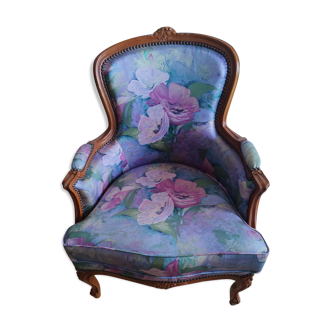 Armchair Bergère with gondola louis XV style