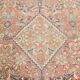 Pink Elegant Decorative Vintage Persian Rug For Living Room, 284x393 Cm