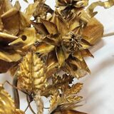 Pair of brass appliques. France, 1960s.