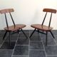 Set of 2 armchairs by Ilmari Tapiovaara for Laukaan Puu, 1950s