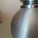 Vintage Maison Delmas lamp in brushed aluminum – Space Age design