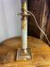 Lamp base in onyx and brass