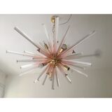 Triedro ceiling lamp in Murano glass