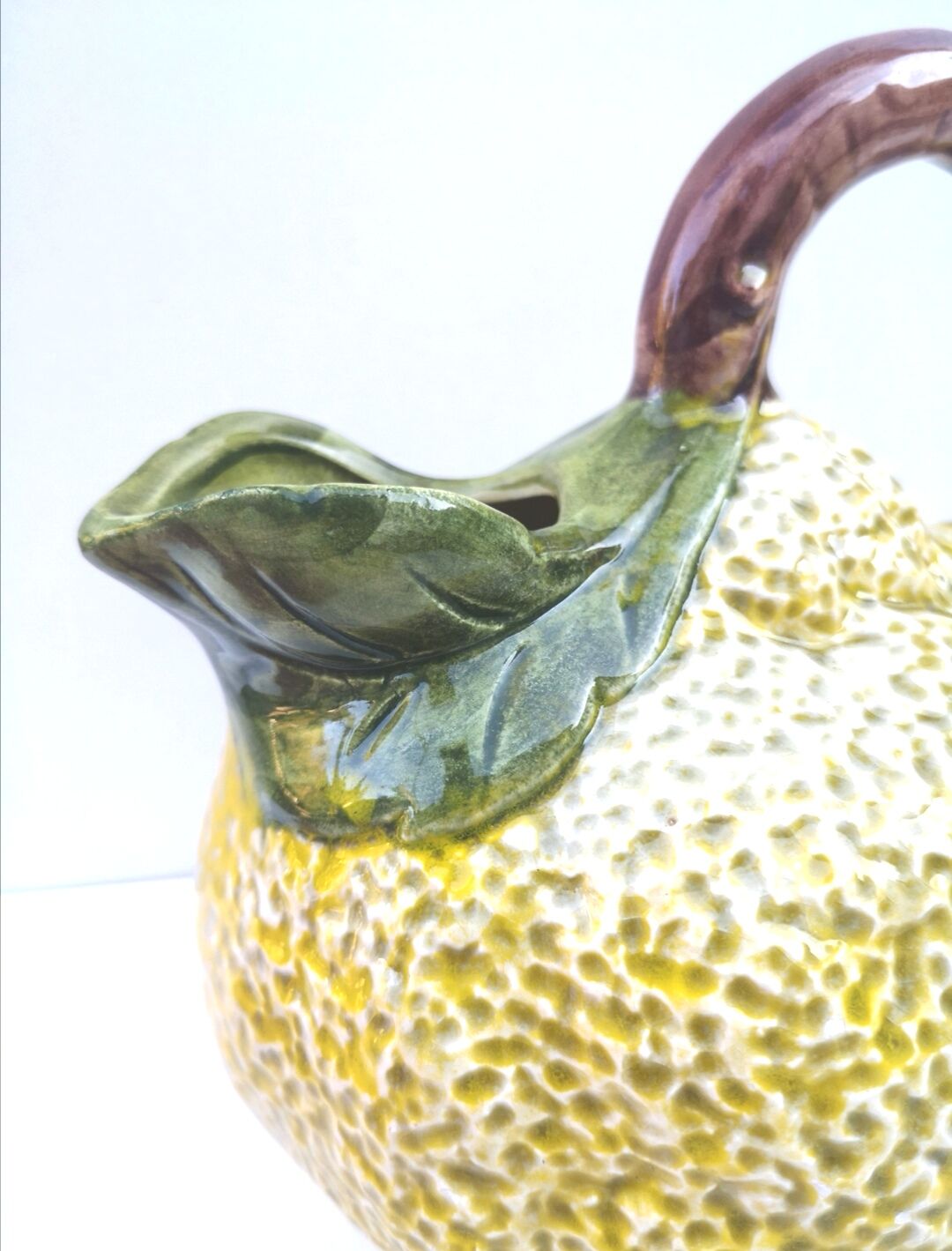 Vintage pitcher citrus slurry