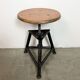 Black Industrial Workshop Swivel Stool, 1960s