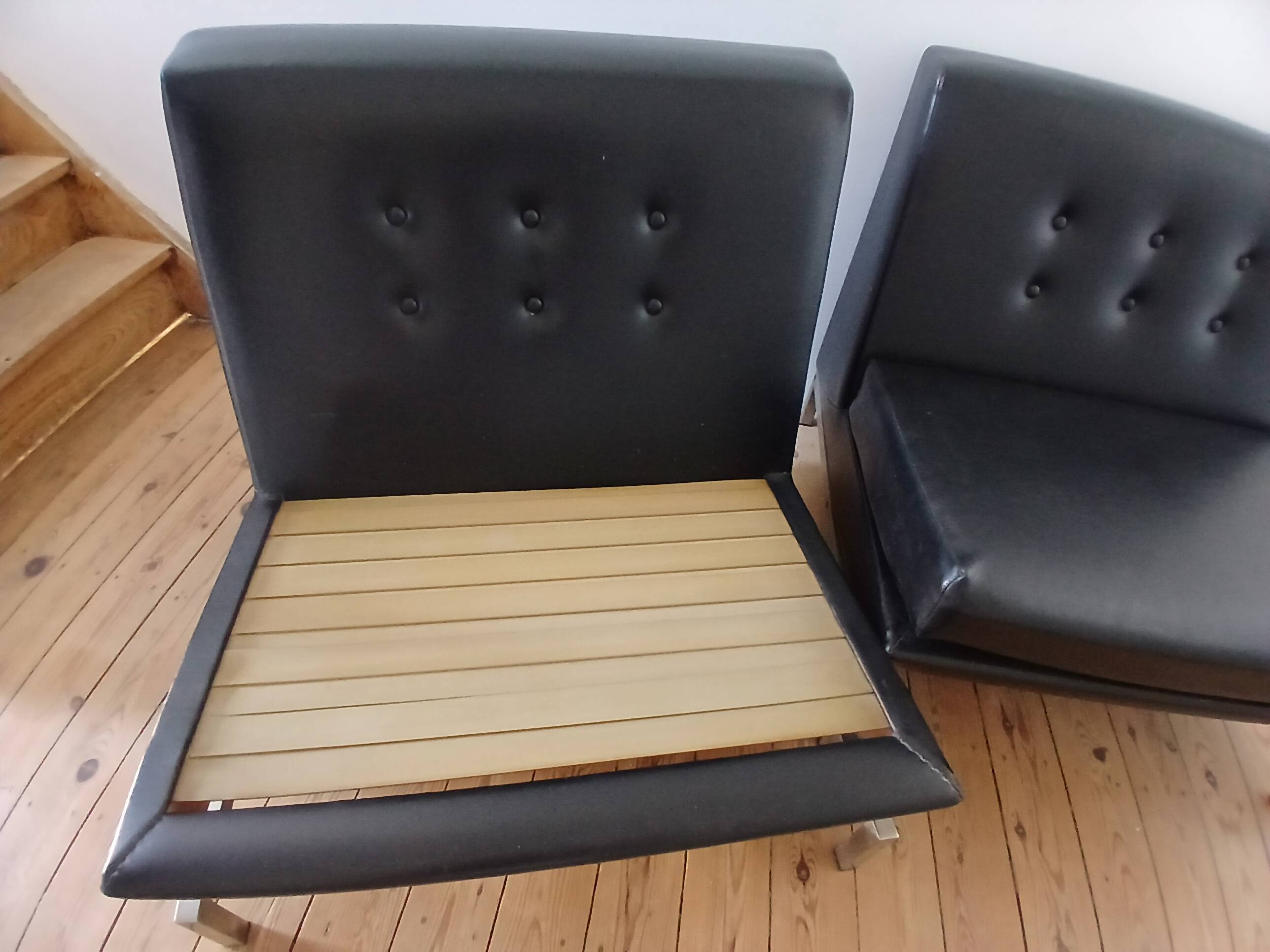 Paire de fauteuil Georges Van RIJck pour Beaufort