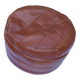 Sede Patchwork Leather Pouf