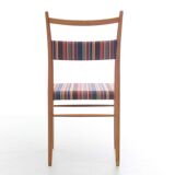 Set of 4 Scandinavian chairs by Yngve Ekstrom, Paul Smith fabric