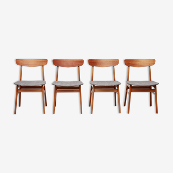 Set of 4 Danish design chairs by Farstrup