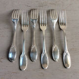 6 floral forks