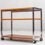 Rosewood office container on wheels, 1960s