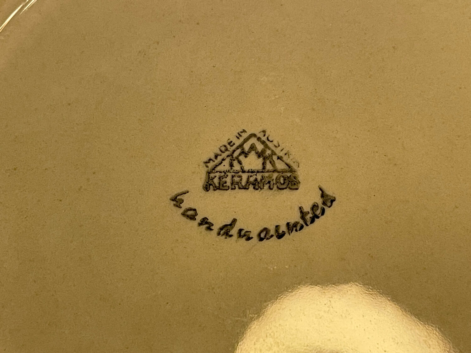 Lot of 12 Keramos plates 1970