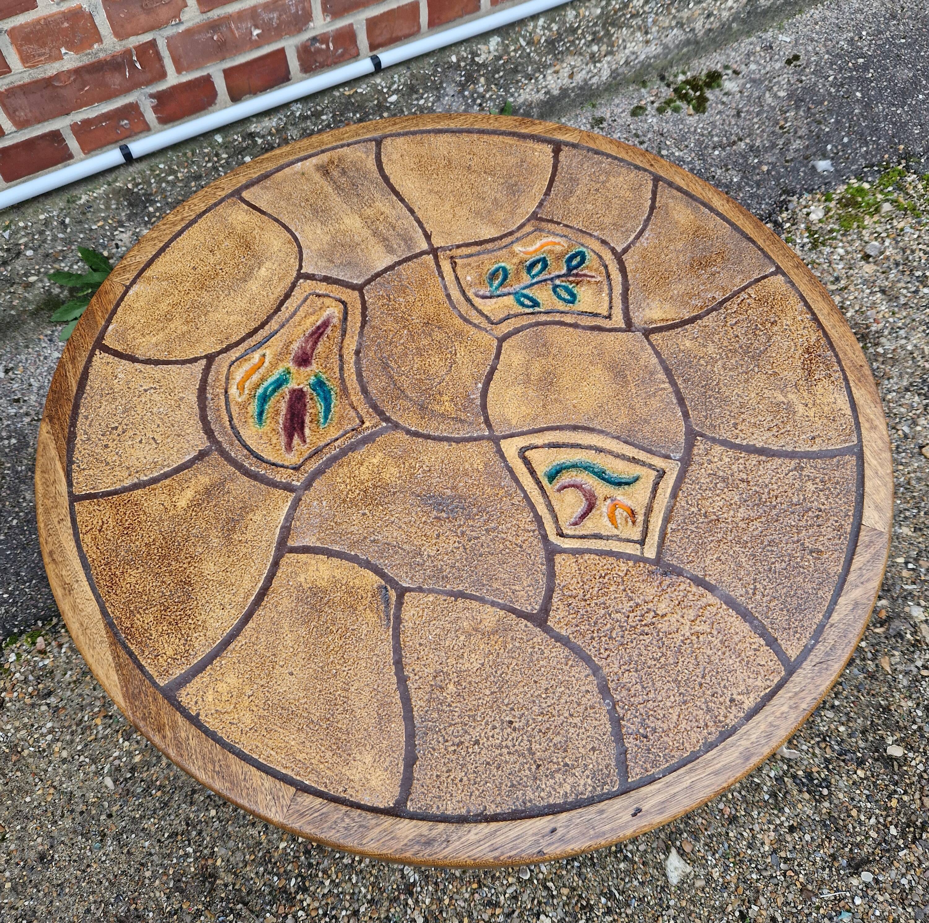 Table basse ronde 1960 circa