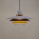Colorful Danish Pendant Lamp by Belid – 1980s