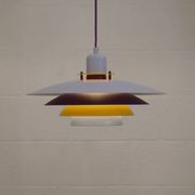 Colorful Danish Pendant Lamp by Belid – 1980s