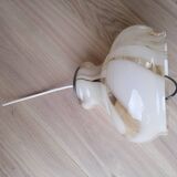 Vintage marbled Murano glass pendant light.